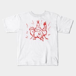 The Bad Birds (Red) Kids T-Shirt